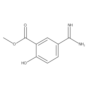 Methyl 5-amidinosalicylate结构式