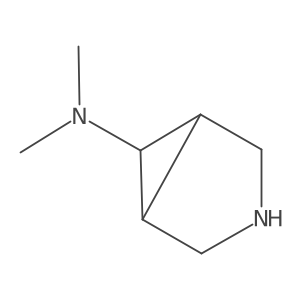 exo-N,N-Dimethyl-3-azabicyclo[3.1.0]hexan-6-amine结构式