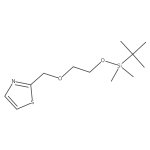 2-[2-(tert-Butyldimethylsilanyloxy)ethoxymethyl]thiazole Structure