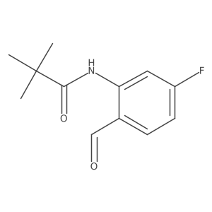 N-(5-Fluoro-2-formylphenyl)pivalamide Structure