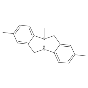 2,5,8-Trimethyl-5,6,11,12-tetrahydrodibenzo[b,f][1,5]diazocine结构式