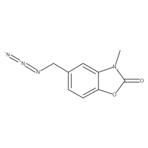 5-(azidomethyl)-3-methyl-1,3-benzoxazol-2-one Structure