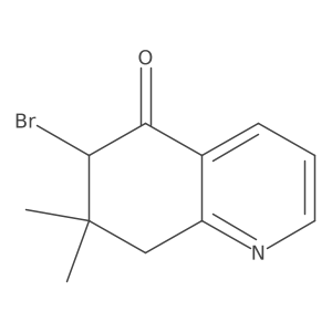 6-Bromo-7,8-dihydro-7,7-dimethyl-5(6H)-quinolinone Structure