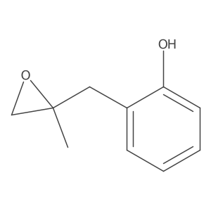 1-(2-Hydroxyphenyl)-2-methyl-2,3-epoxypropane Structure