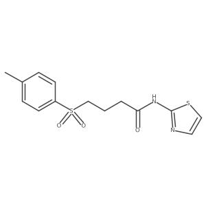N-(thiazol-2-yl)-4-tosylbutanamide Structure