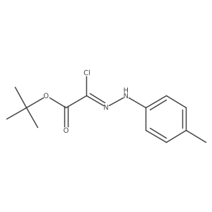 tert.-Butyl 2-chloro-2-[2-(4-methylphenyl)hydrazono]acetate结构式