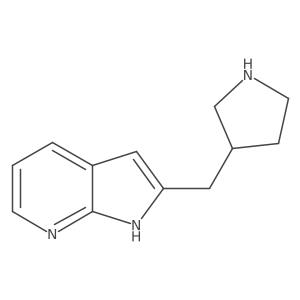 2-Pyrrolidin-3-ylmethyl-1H-pyrrolo[2,3-b]pyridine Structure