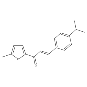 (2E)-1-(5-Methylfuran-2-yl)-3-[4-(propan-2-yl)phenyl]prop-2-en-1-one结构式