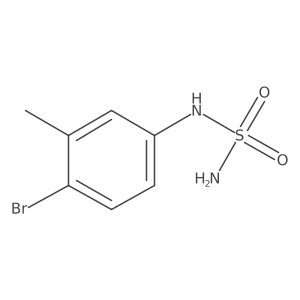 N-(4-Bromo-3-methylphenyl)aminosulfonamide结构式