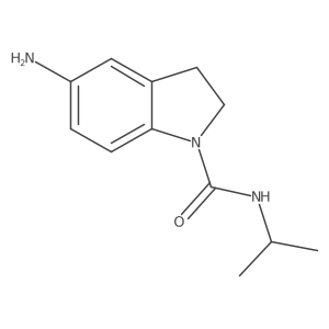 5-Amino-N-(propan-2-yl)-2,3-dihydro-1H-indole-1-carboxamide Structure