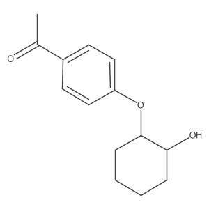 Rel-1-(4-(((1R,2R)-2-hydroxycyclohexyl)oxy)phenyl)ethan-1-one Structure