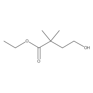 4-Hydroxy-2,2-dimethylbutyric acid ethyl ester Structure