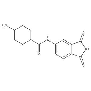4-Amino-N-(1,3-dioxo-2,3-dihydro-1H-isoindol-5-yl)cyclohexane-1-carboxamide Structure