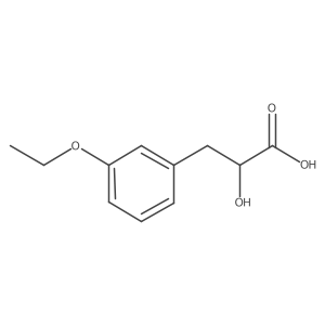 3-(3-Ethoxyphenyl)-2-hydroxypropanoic acid结构式