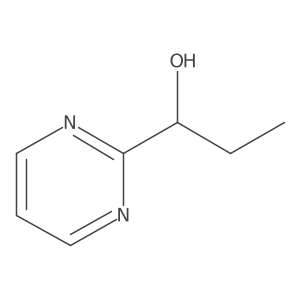 1-(Pyrimidin-2-yl)propan-1-ol结构式