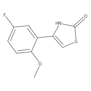 4-(5-Fluoro-2-methoxyphenyl)thiazol-2-ol Structure