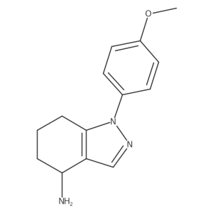 1-(4-Methoxyphenyl)-4,5,6,7-tetrahydro-1H-indazol-4-amine Structure