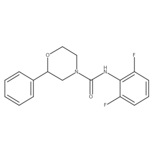 N-(2,6-difluorophenyl)-2-phenylmorpholine-4-carboxamide Structure