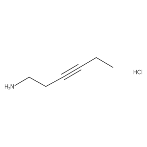 Hex-3-yn-1-amine;hydrochloride Structure
