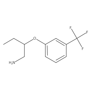 1-[(1-Aminobutan-2-yl)oxy]-3-(trifluoromethyl)benzene Structure