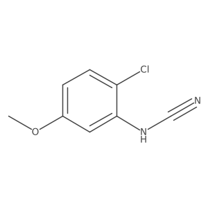 Cyanamide, N-(2-chloro-5-methoxyphenyl)-结构式
