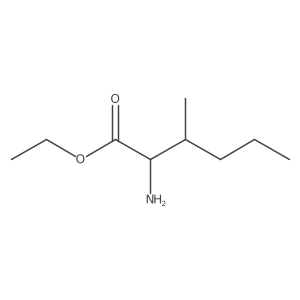 Ethyl 2-amino-3-methylhexanoate结构式