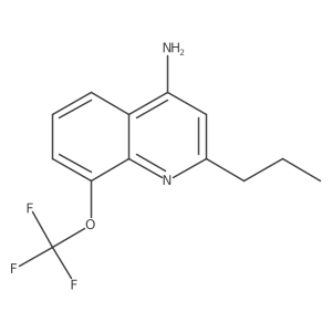 4-Amino-2-propyl-8-trifluoromethoxyquinoline Structure