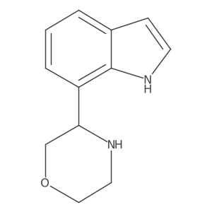 7-(morpholin-3-yl)-1H-indole结构式