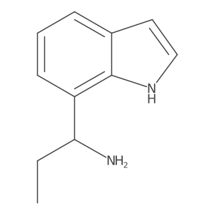 1-(1H-Indol-7-yl)propan-1-amine结构式