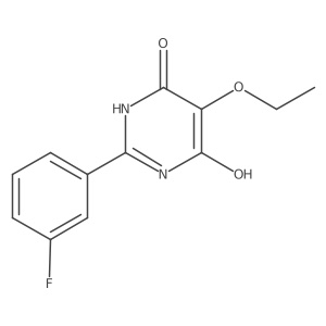 5-ethoxy-2-(3-fluorophenyl)-4-hydroxy-1H-pyrimidin-6-one Structure