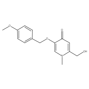 2-(Hydroxymethyl)-5-[(4-methoxyphenyl)methoxy]-1-methylpyridin-4-one Structure