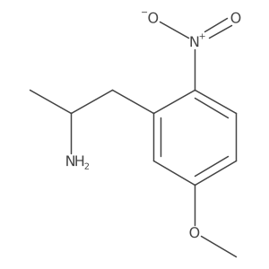 (2S)-1-(5-methoxy-2-nitrophenyl)propan-2-amine结构式