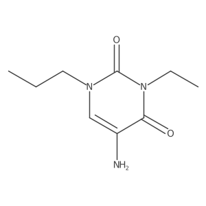 5-Amino-3-ethyl-1-propyl-1,2,3,4-tetrahydropyrimidine-2,4-dione Structure