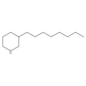 3-Octylpiperidine Structure