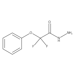 2,2-Difluoro-2-phenoxyacetohydrazide Structure