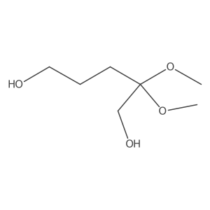 2,2-Dimethoxypentane-1,5-diol结构式