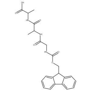 Fmoc-Gly-D-Ala-D-Ala-OH结构式