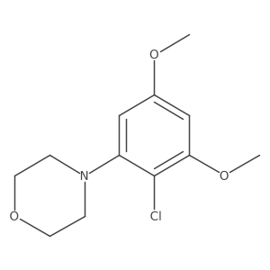 4-(2-Chloro-3,5-dimethoxyphenyl)morpholine结构式