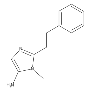 3-Methyl-2-(2-phenylethyl)imidazol-4-amine结构式