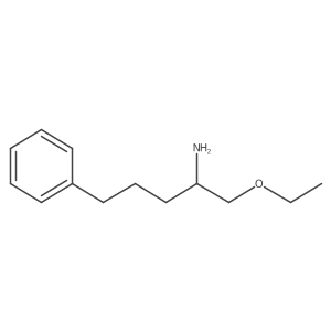 1-Ethoxy-5-phenylpentan-2-amine Structure