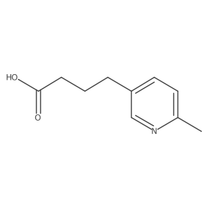 4-(6-Methylpyridin-3-yl)butanoic acid Structure