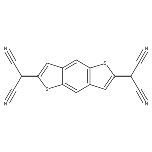2-[2-(Dicyanomethyl)thieno[2,3-f][1]benzothiol-6-yl]propanedinitrile Structure