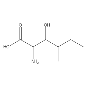 2-Amino-3-hydroxy-4-methylhexanoic acid结构式