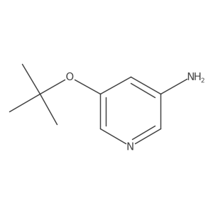 5-(Tert-butoxy)pyridin-3-amine结构式