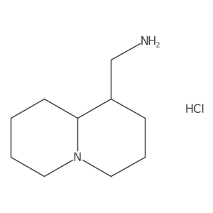((1S,9AR)-octahydro-2H-quinolizin-1-yl)methanamine hydrochloride结构式