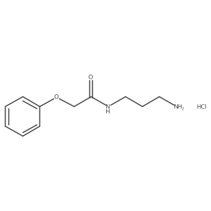N-(3-Aminopropyl)-2-phenoxyacetamide hydrochloride Structure