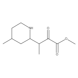 Methyl 3-(4-methylpiperidin-2-yl)-2-oxobutanoate结构式