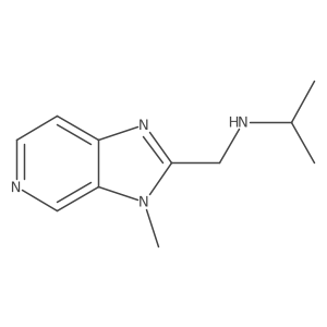 3H-Imidazo[4,5-c]pyridine-2-methanamine, 3-methyl-N-(1-methylethyl)-结构式