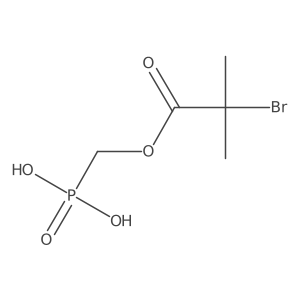 ([(2-Bromo-2-methylpropanoyl)oxy]methyl)phosphonic acid Structure