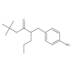 4-(n-Propyl-n-tert.butoxycarbonyl-aminomethyl)-aniline结构式